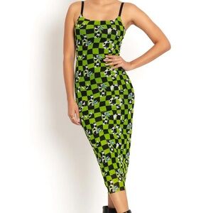 BEETLEJUICE SANDWORM SHEER BODYCON SLIP DRESS - LIMITED ~ Blackmilk